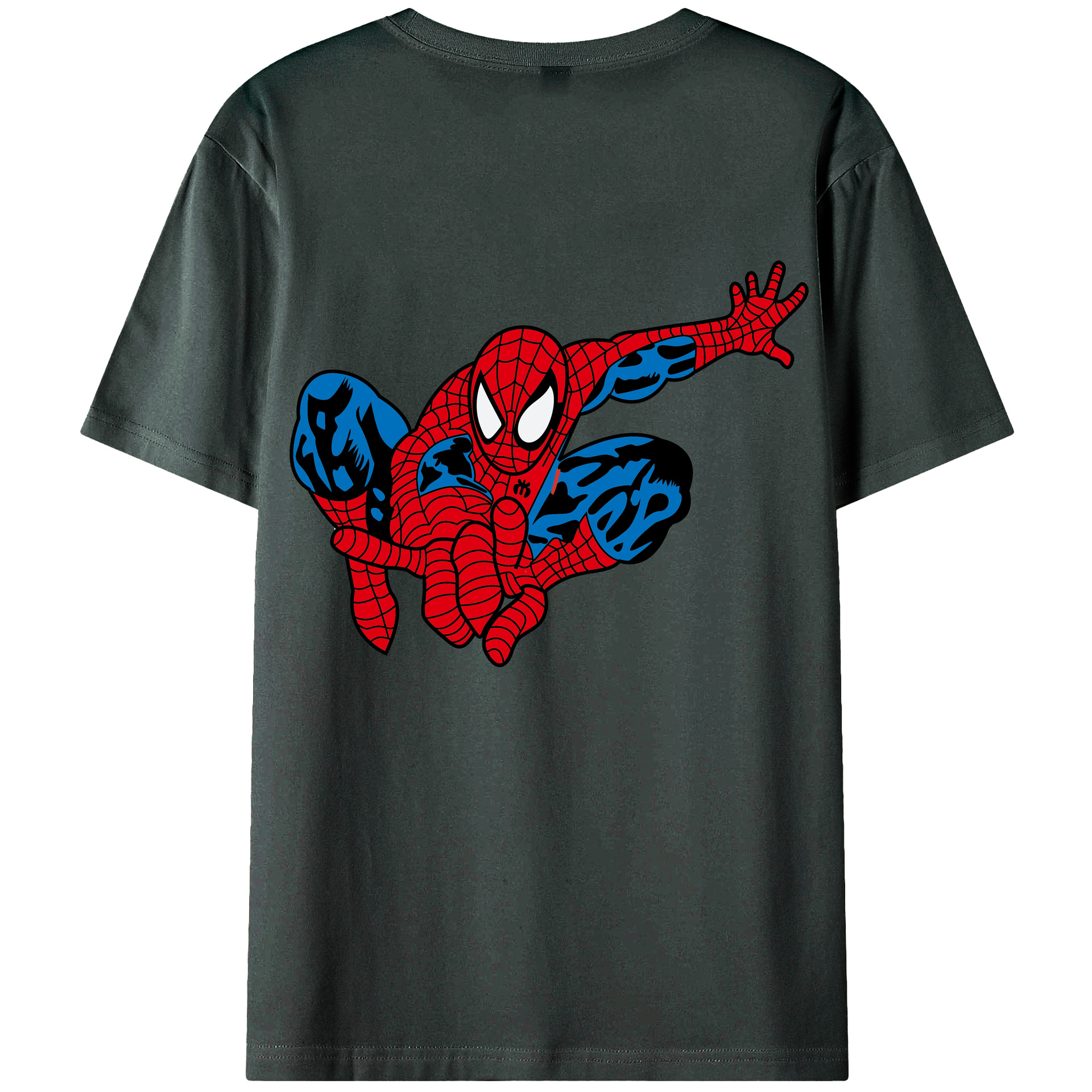 （画像用） アベンジャーズ The Avengers 綿100％ メンズ半袖Tシャツ（バックプリント） 通気性